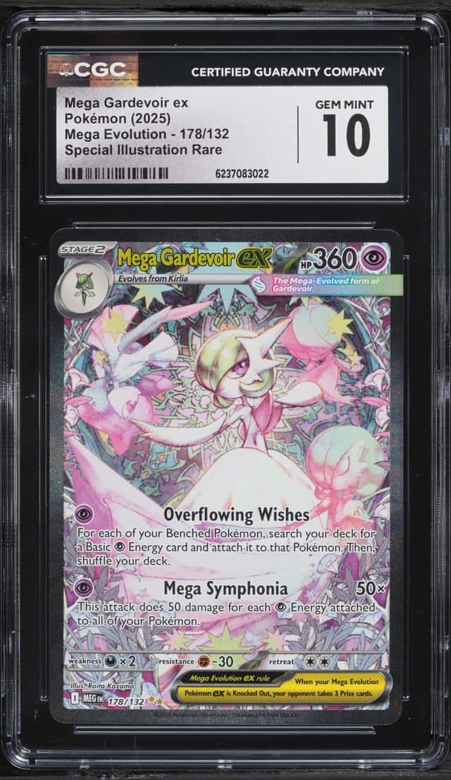2025 Pokemon Mega Evolution SIR Mega Gardevoir EX #178 CGC 10 GEM MINT