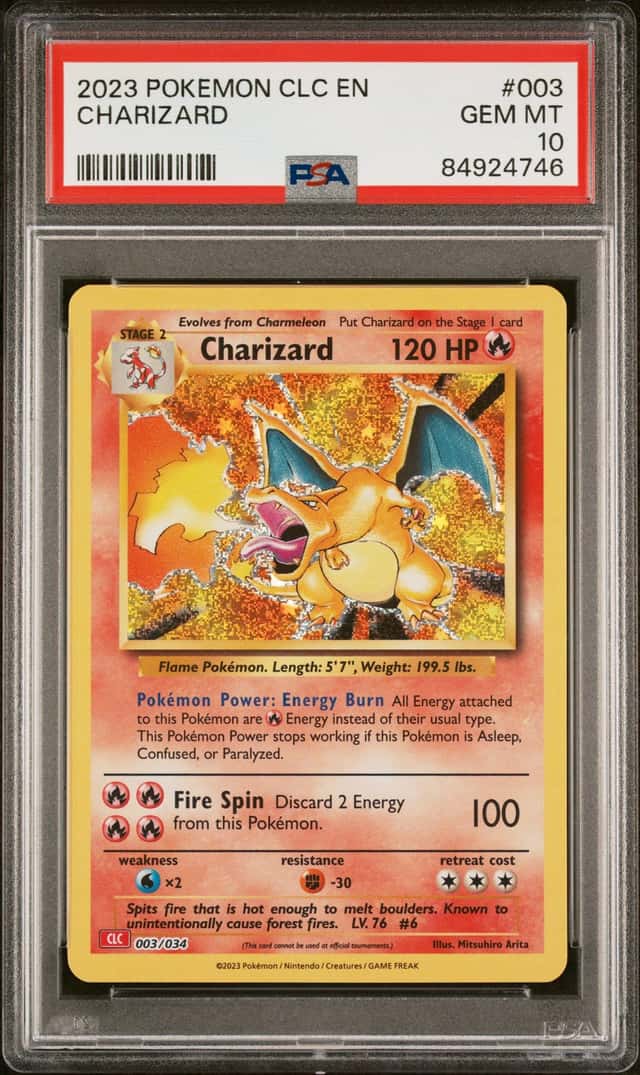 2023 Pokemon CLC En #003 Charizard PSA 10 GEM MINT