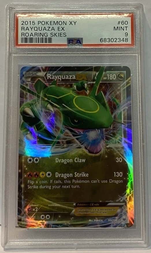 Pokemon 2015 Rayquaza EX 60/108 Roaring Skies Holo Ultra Rare 180 HP