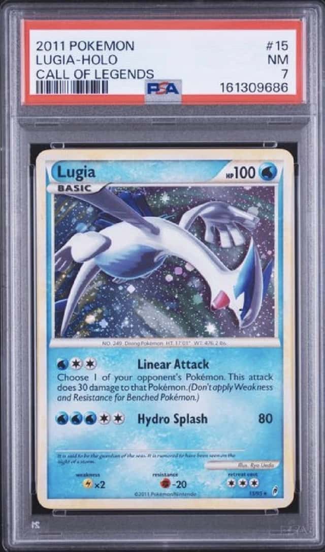 Lugia Call of Legends Holo 15/95 2011 English PSA 7