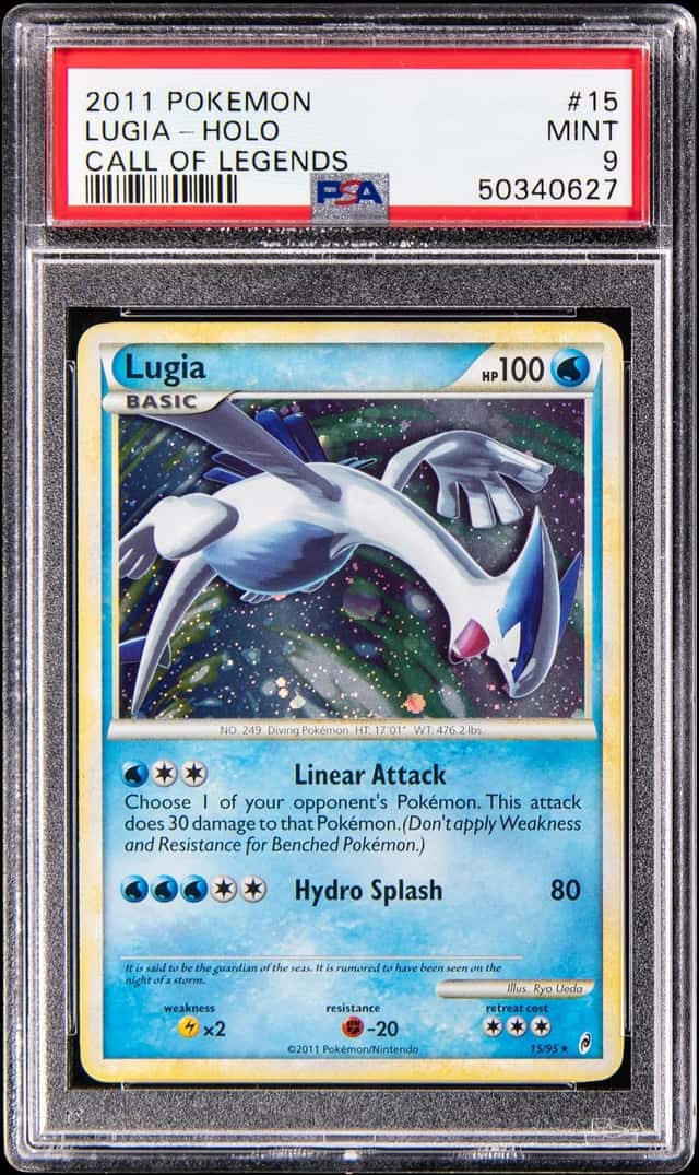 2011 Pokemon Call of Legends Holo #15 Lugia - PSA MINT 9