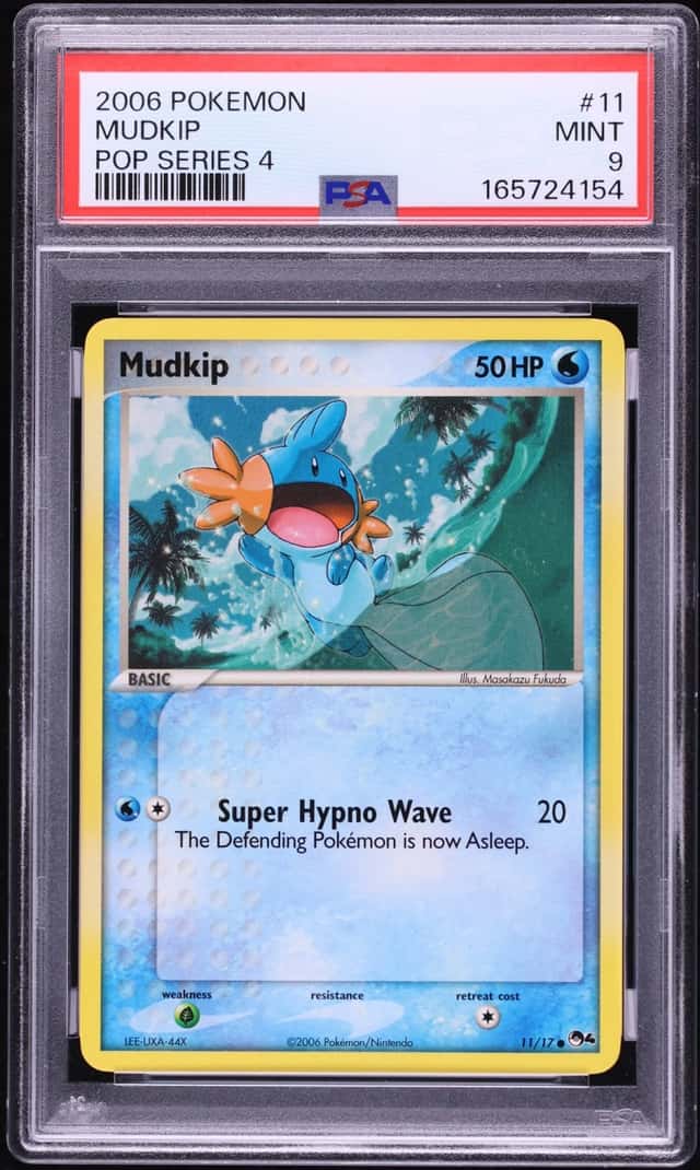 2006 Pokemon Pop Series 4 Mudkip #11 PSA 9 MINT