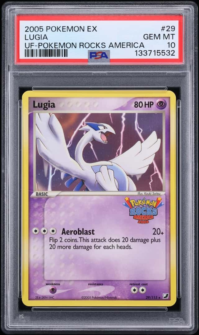 2005 Pokemon EX Unseen Forces Rocks America Lugia #29 PSA 10 GEM MINT