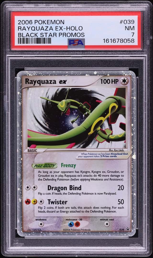2006 Pokemon EX Black Star Promo Holo Rayquaza EX #39 PSA 7 NRMT