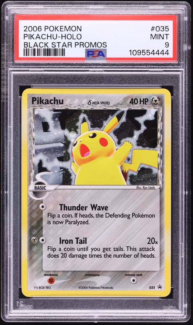 2006 Pokemon Black Star Promo Holo Pikachu #35 PSA 9 MINT