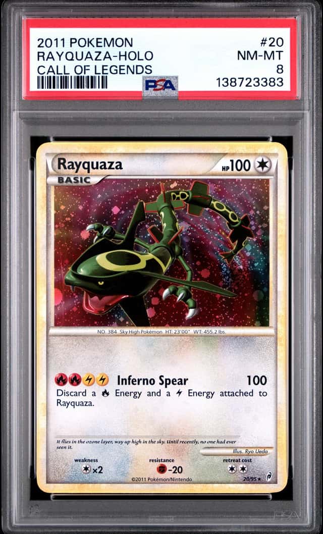 2011 Pokemon Call of Legends Holo Rayquaza #20