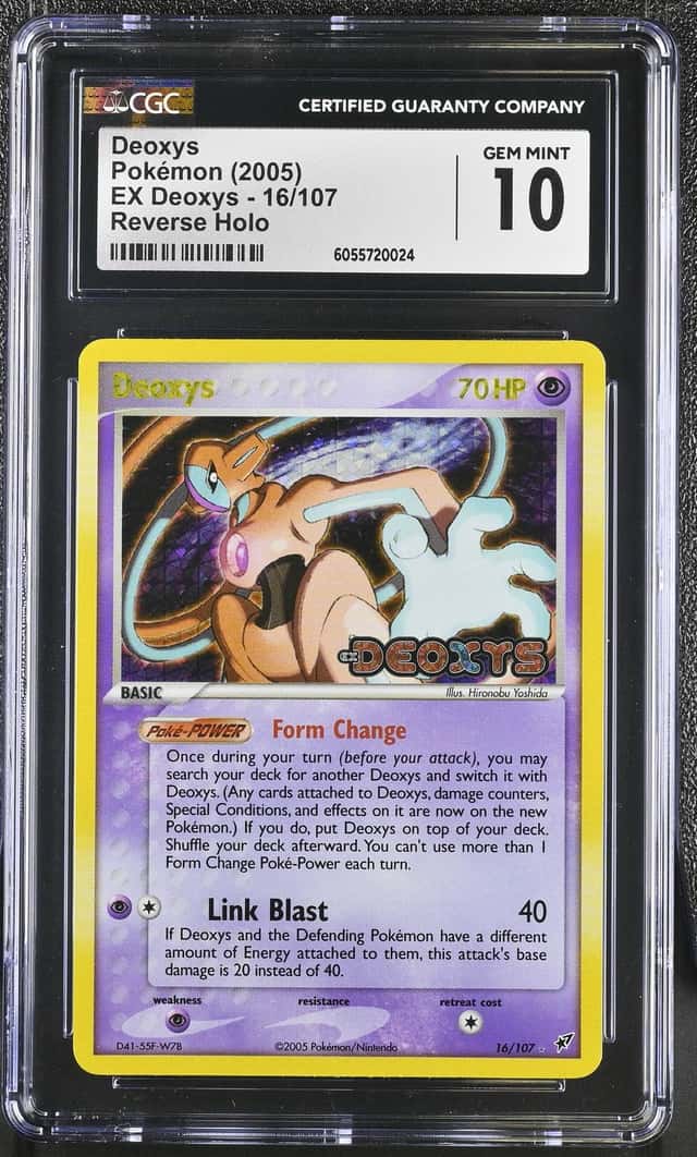 2005 Pokemon Ex Deoxys Reverse Holo Deoxys #16