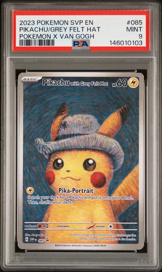 Pikachu/Grey Felt Hat