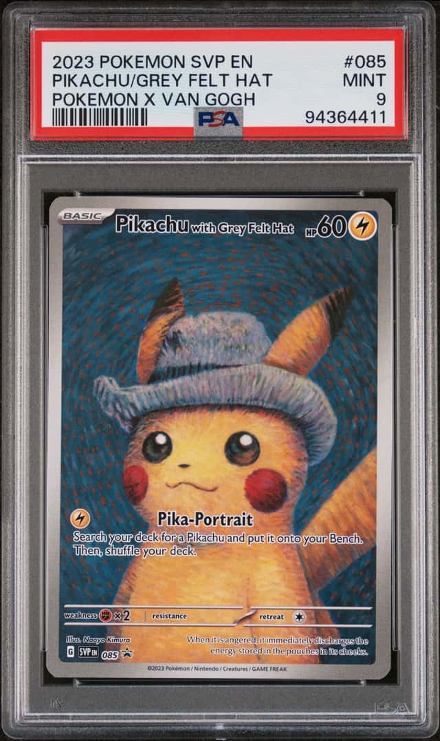 Pikachu/Grey Felt Hat