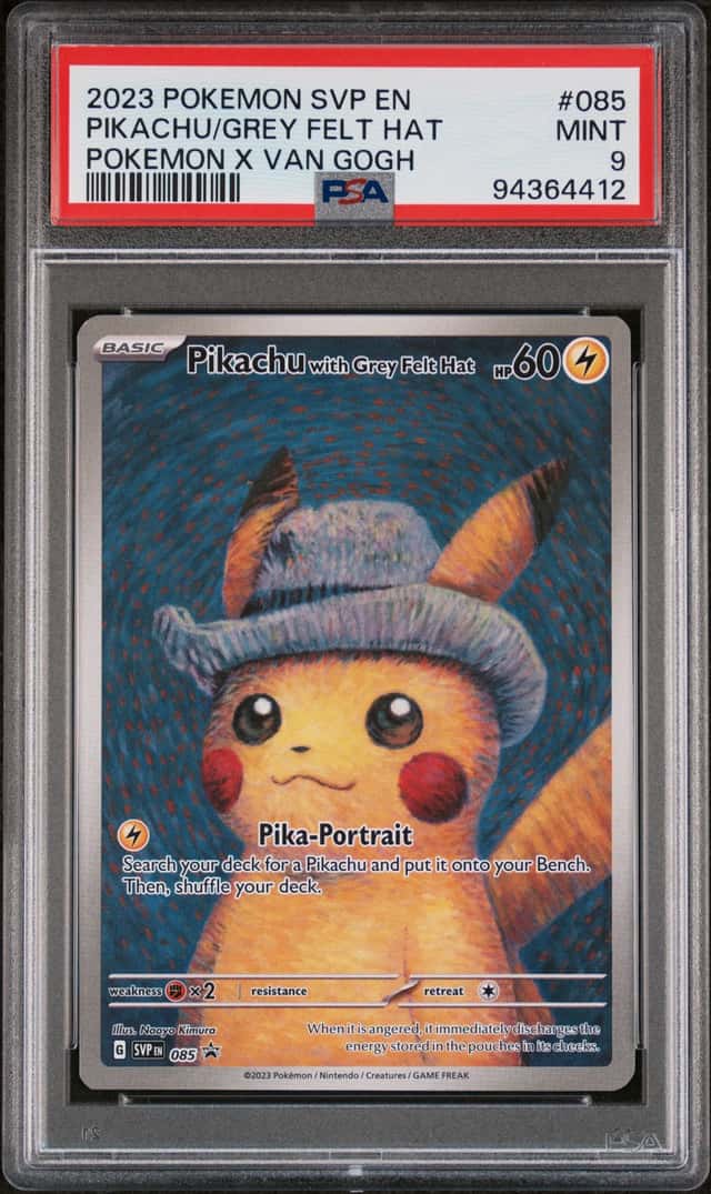 Pikachu/Grey Felt Hat