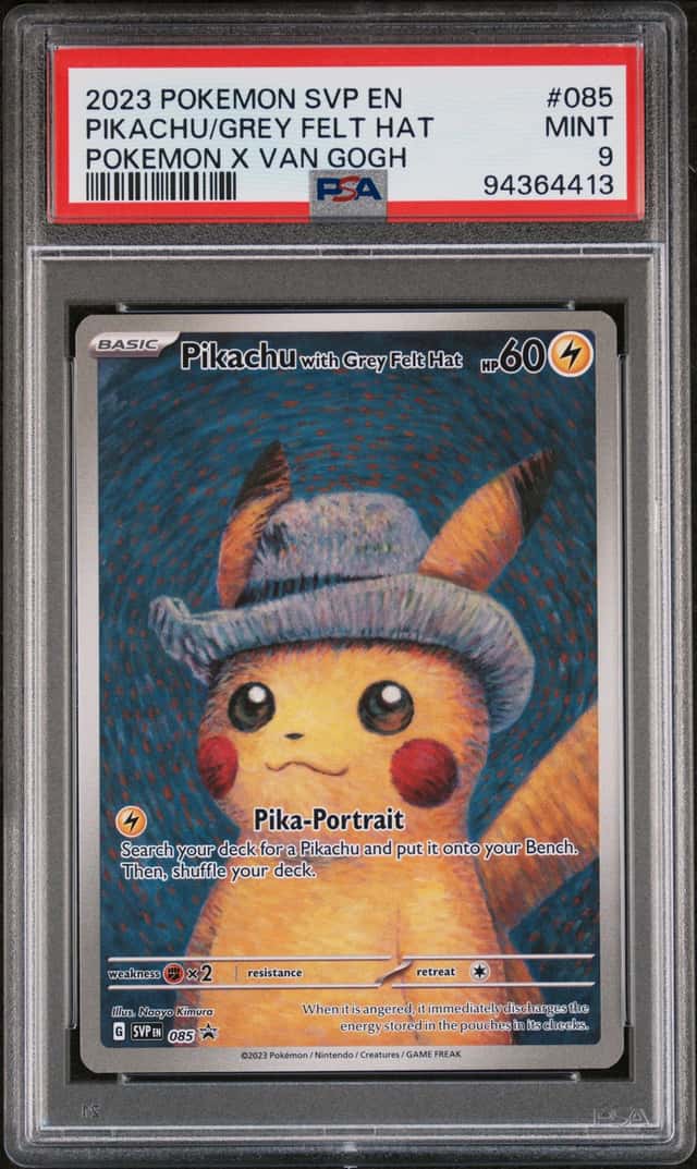 Pikachu/Grey Felt Hat