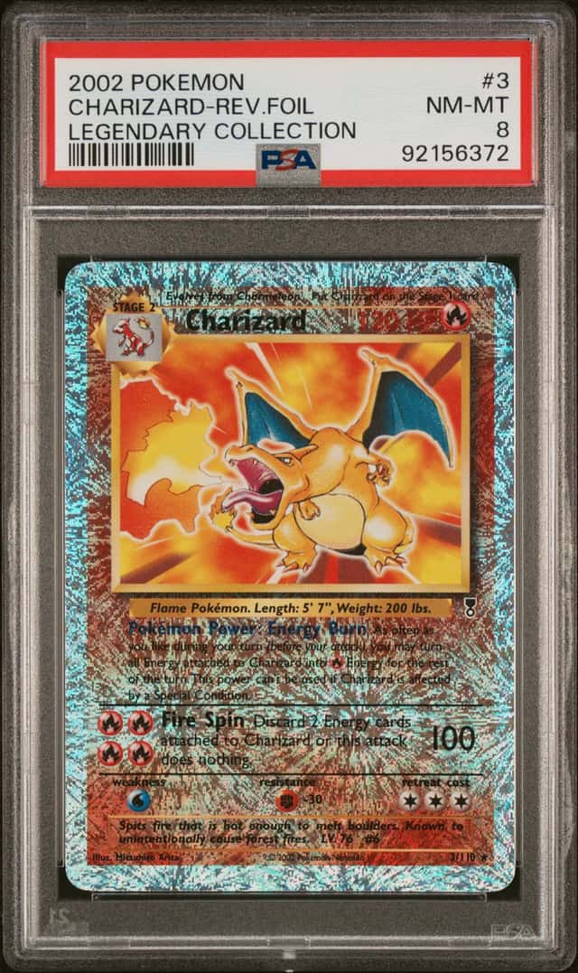 2002 Pokemon Legendary Collection Reverse Holo Charizard #3
