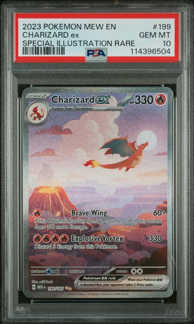 2023 Pokemon Mew Special Illustration Rare Charizard Ex #199