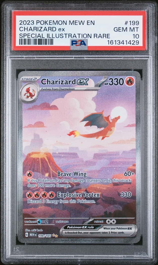 2023 Pokemon Mew Special Illustration Rare Charizard Ex #199