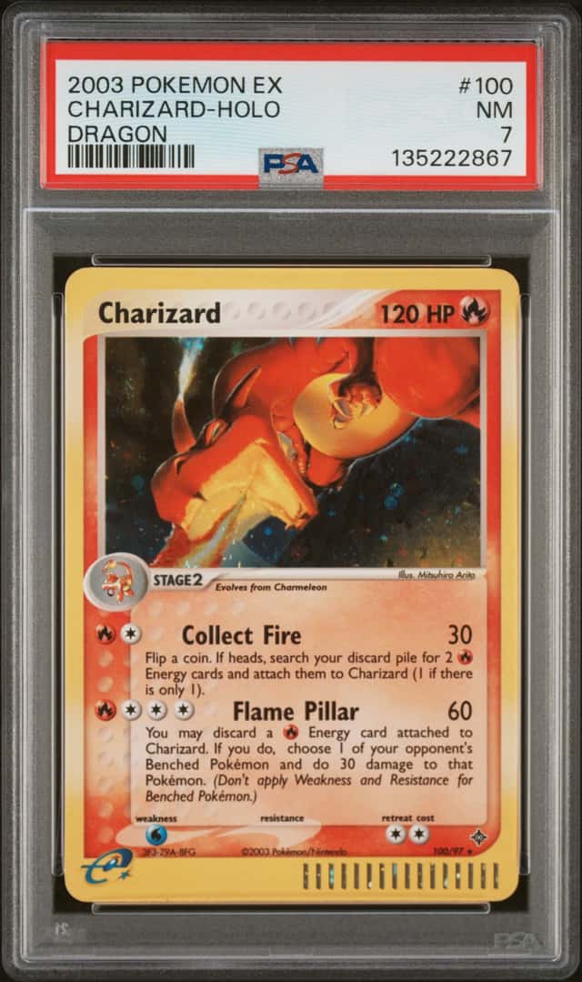 2003 Pokemon Ex Dragon Holo Charizard #100