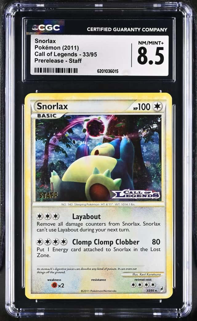 Pokémon Snorlax 33 Call of Legends Prerelease Promo...