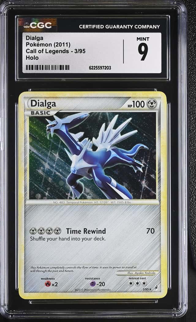 2011 Pokémon Dialga Holo Call of Legends #3/95 CGC 9