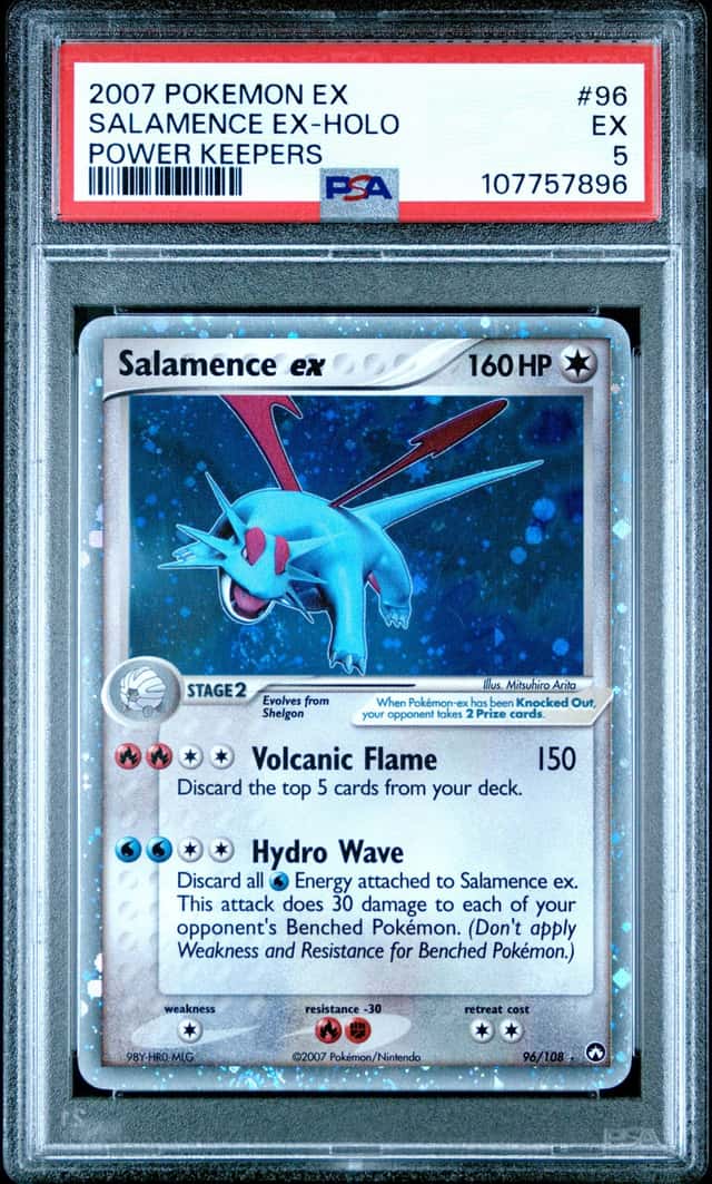Pokemon Salamence ex 96/108 EX Power Keepers Holo English Ultra Rare