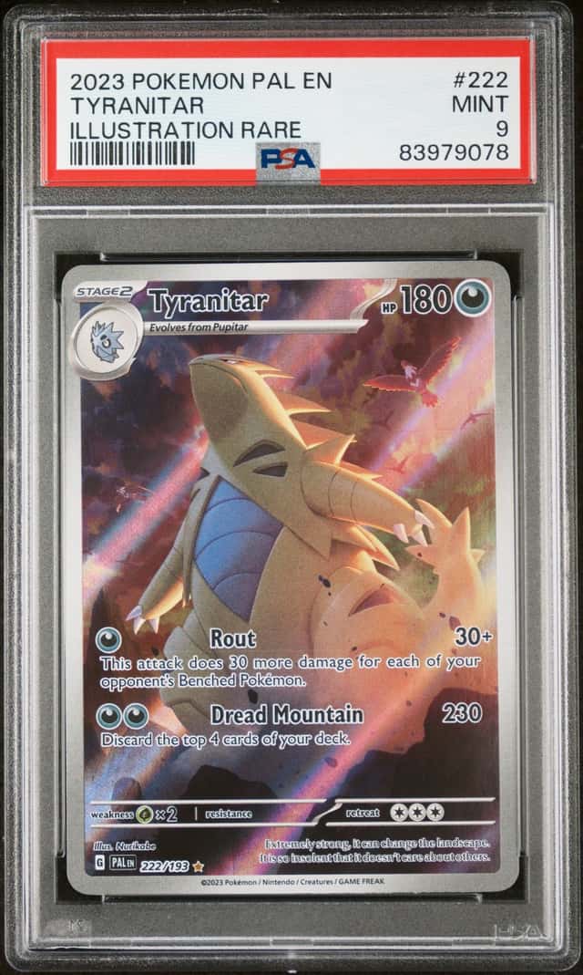 2023 Pokémon Pal En Tyranitar Illustration Rare 
