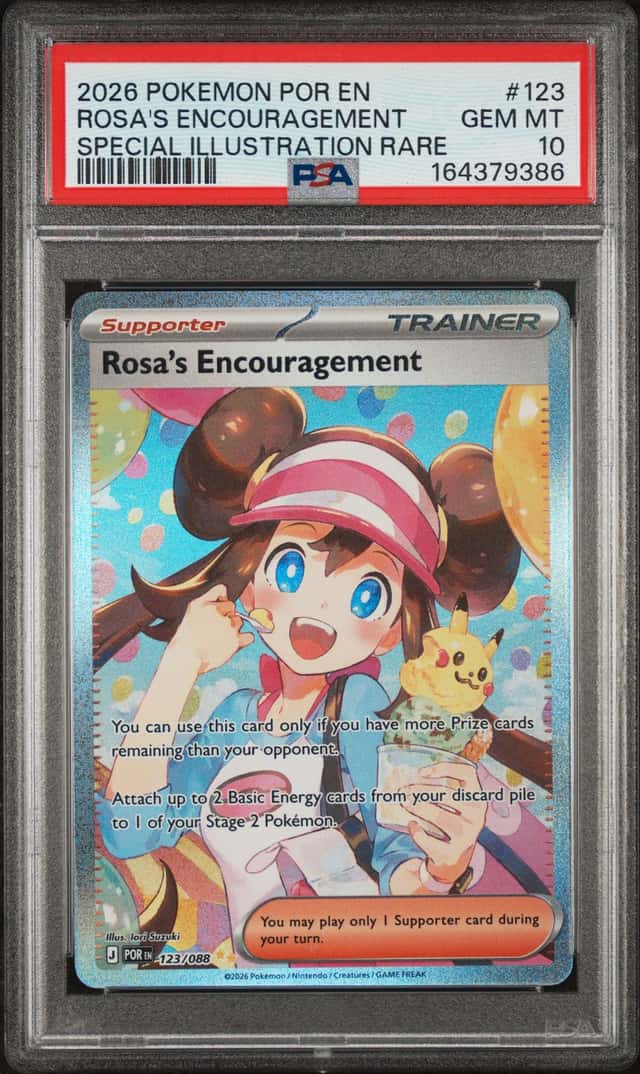 Pokemon Rosa’s Encouragement SIR PSA 10 Gem Mint