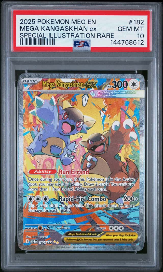 2025 Pokemon Kangaskhan ex Special Illustration Rare #182/132 PSA 10 GEM MINT