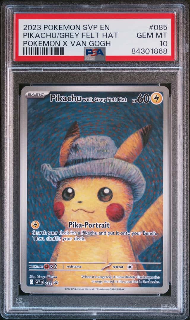 Pikachu/Grey Felt Hat