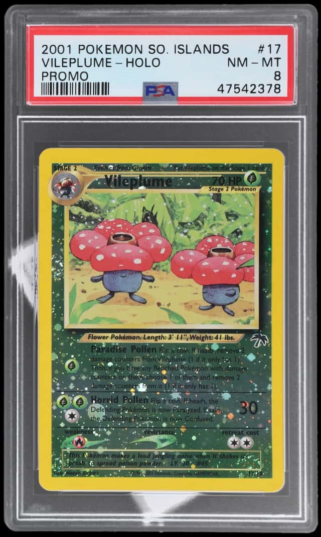 2001 Pokemon Southern Islands Promo Holo Vileplume #17