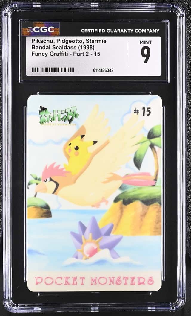 Pikachu, Pidgeotto, Starmie