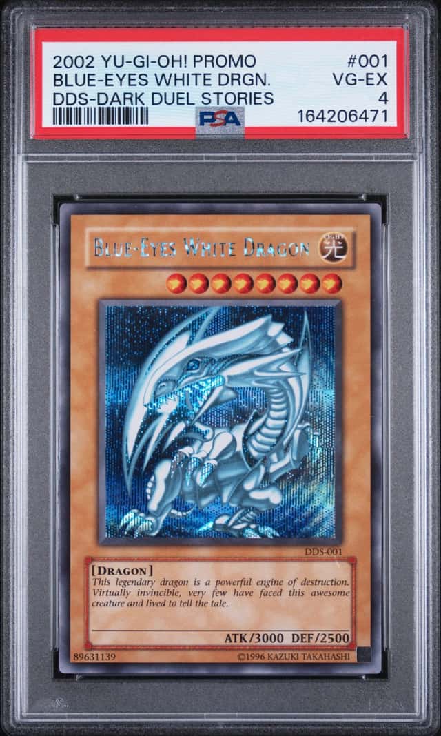Yugioh Blue Eyes White Dragon Promo Dark Duel Stories DDS-001 PSA 4