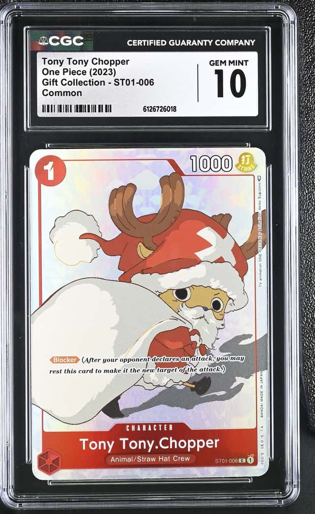 2023 One Piece Gift Collection #ST01-006 Tony Tony Chopper CGC 10 GEM MINT