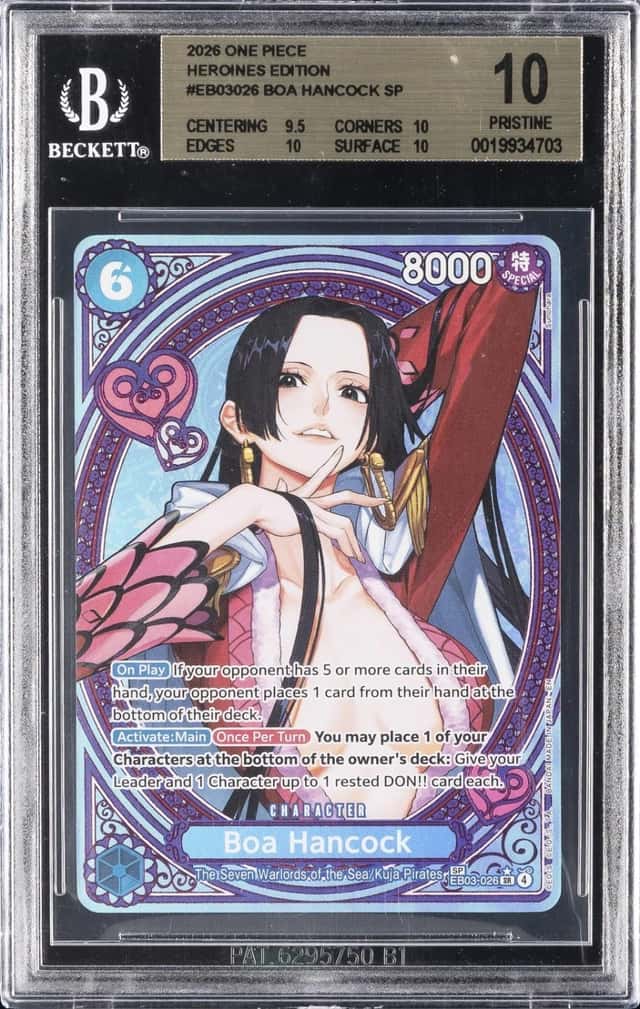 2026 ONE PIECE HEROINES EDITION SP #EB03026 BOA HANCOCK BGS 10