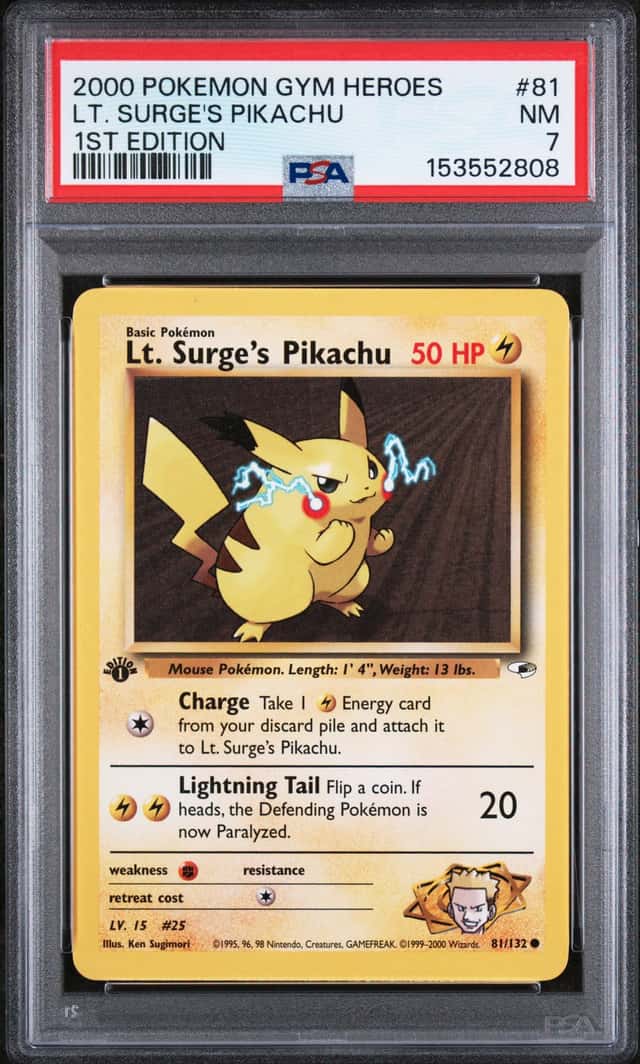 Lt. Surge's Pikachu