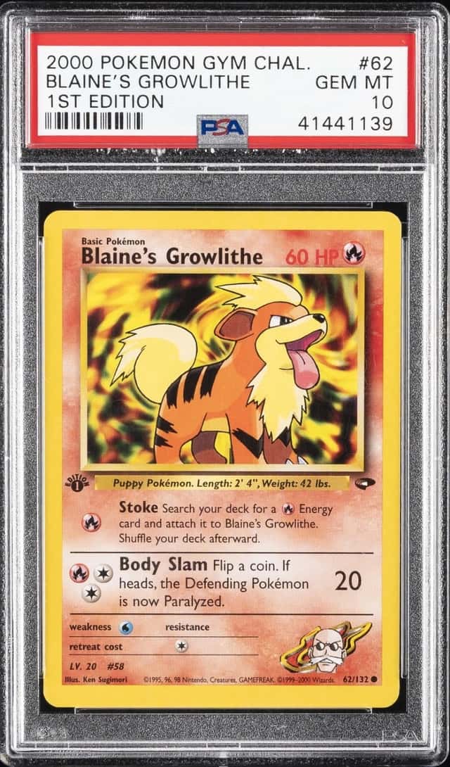 Blaine's Growlithe