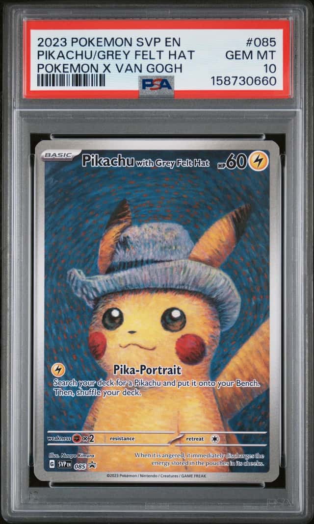 Pikachu/Grey Felt Hat