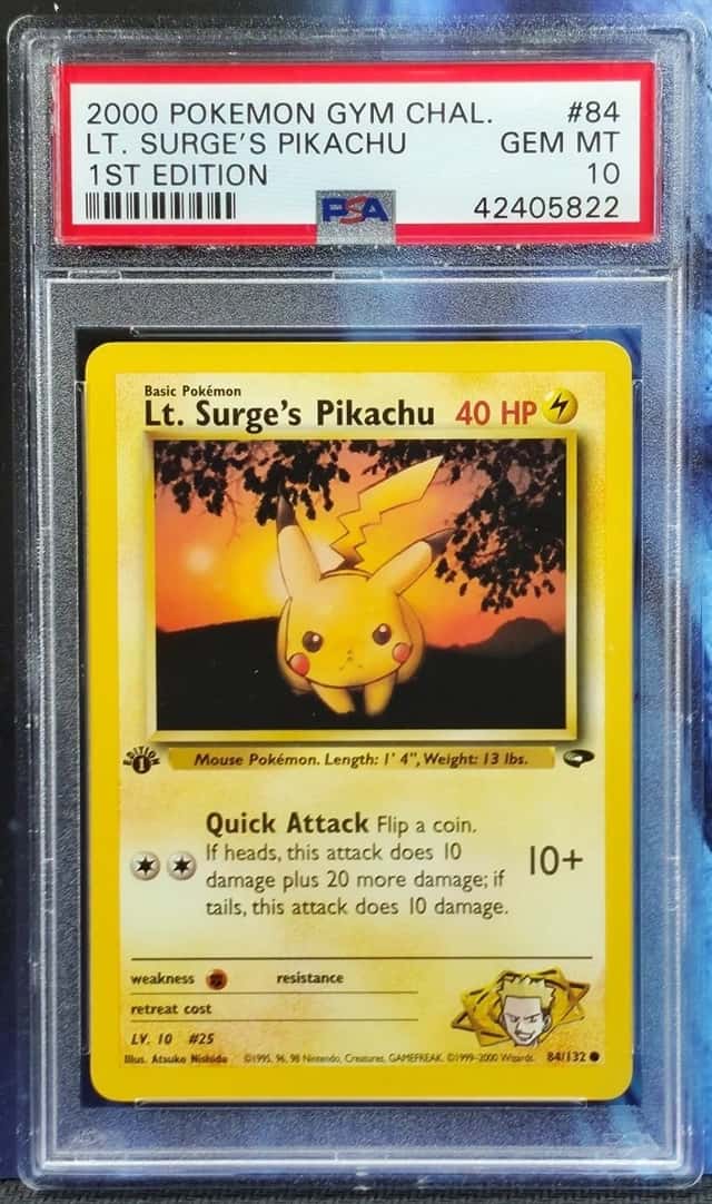 Lt. Surge's Pikachu