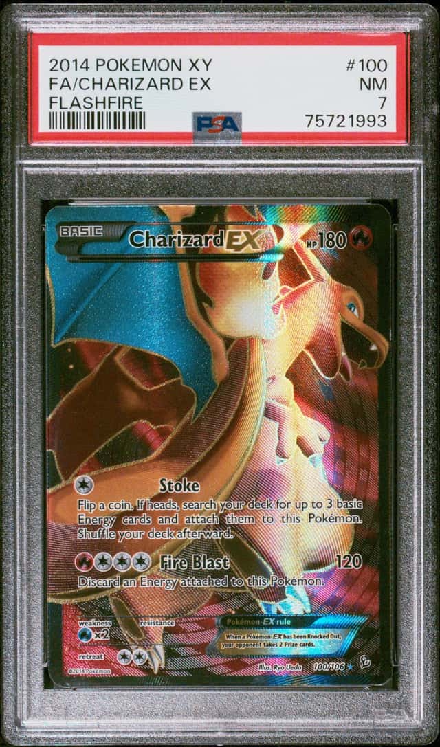 2014 Pokemon XY Flashfire Charizard Ex #100