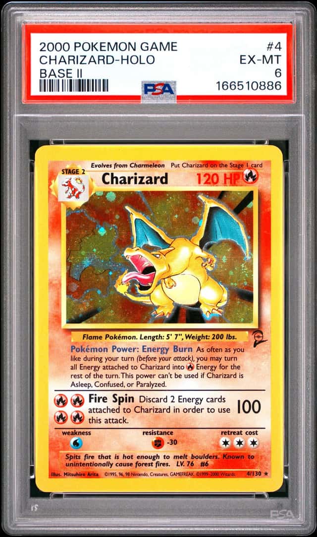 2000 Pokemon Game Base 2 Holo Charizard #4
