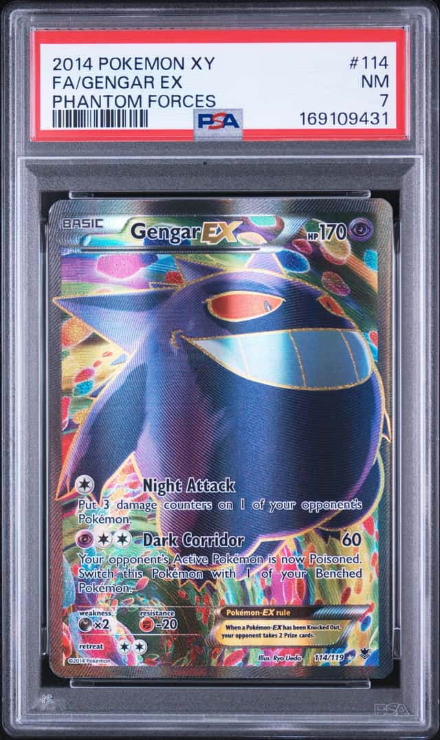 2014 Pokemon XY Phantom Forces Gengar Ex #114