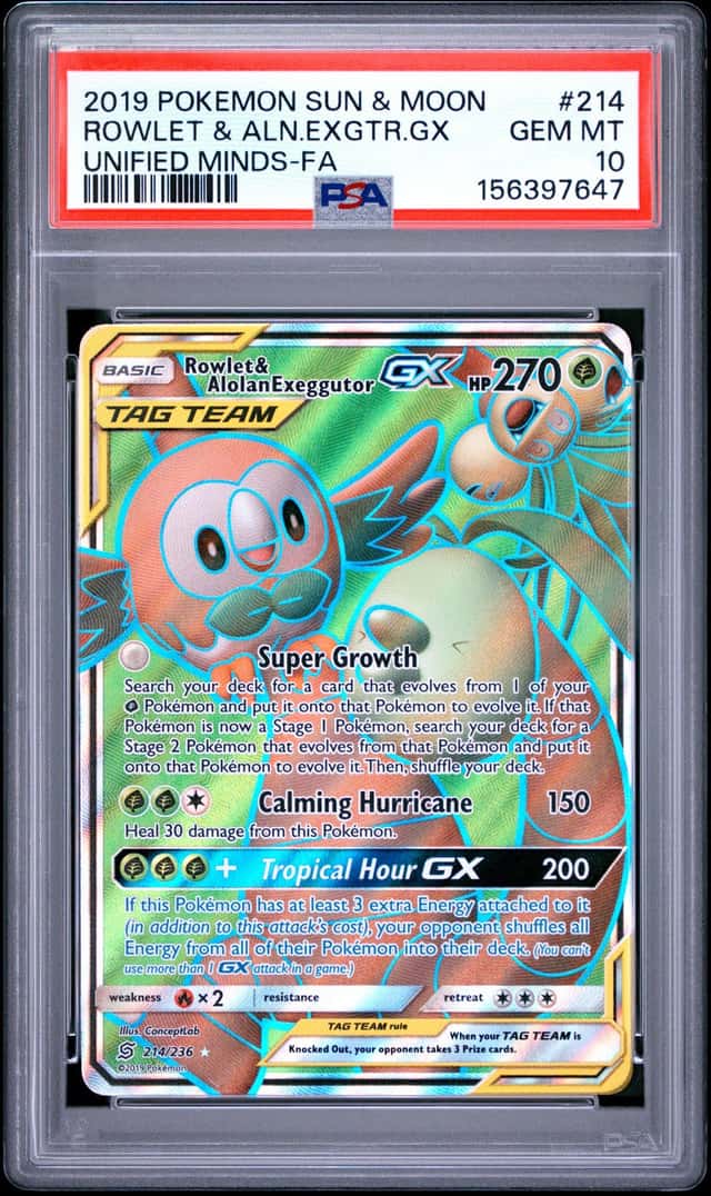 Rowlet & Alolan Exeggutor GX