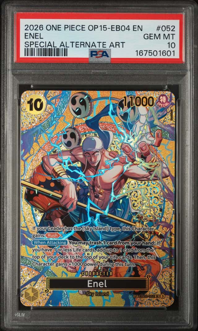 Enel SP PSA 10 2026 One Piece Adventure on Kami's Island Special #EB02-052 1601