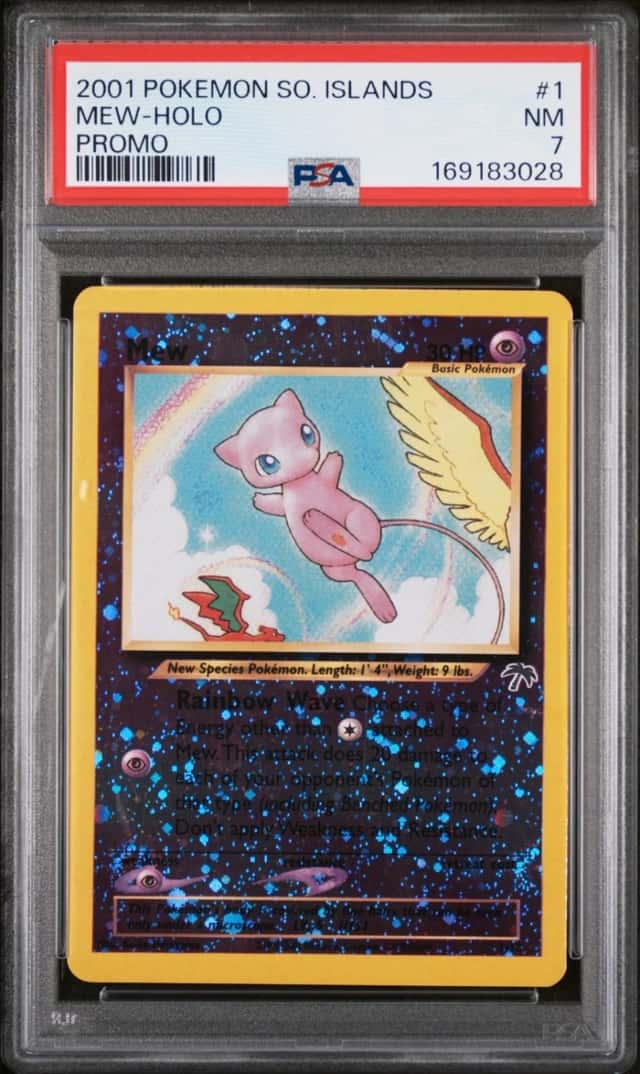 Pokemon Mew Holo Southern Islands Promo 1/18 PSA 7