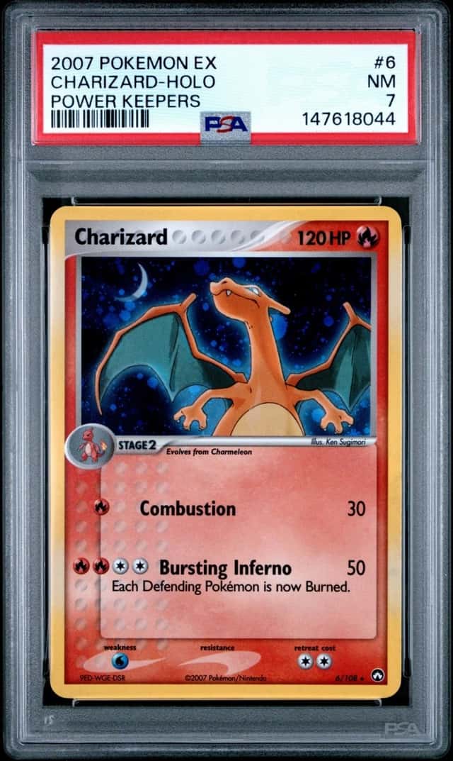 Pokemon Charizard Holo Power Keepers 6/108 PSA 7