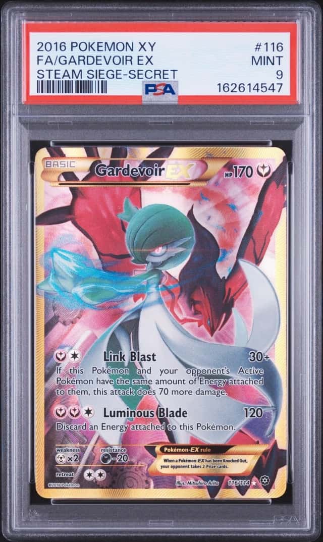 Pokemon Gardevoir EX Steam Siege 116/114 Secret Rare PSA 9 Mint