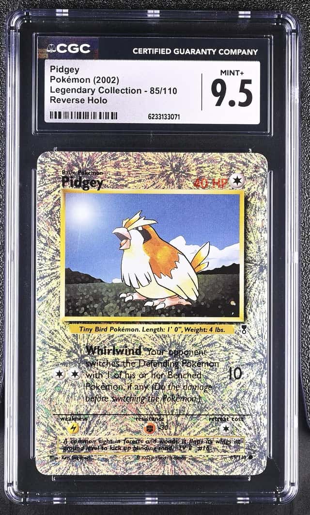 Pokemon Pidgey Legendary Coll. 85/110 Reverse Holo CGC 9.5