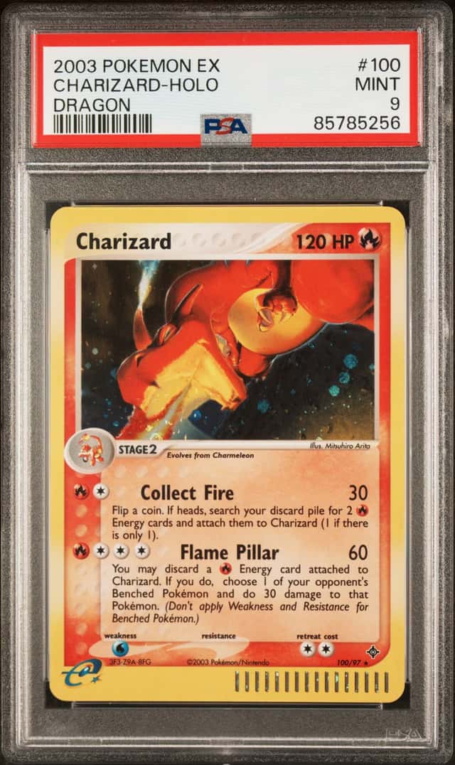 Pokemon Charizard Holo Dragon 100 PSA 9 Mint