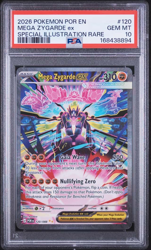 2026 Pokemon Mega Zygarde ex Special Illustration Rare #120/088 PSA 10
