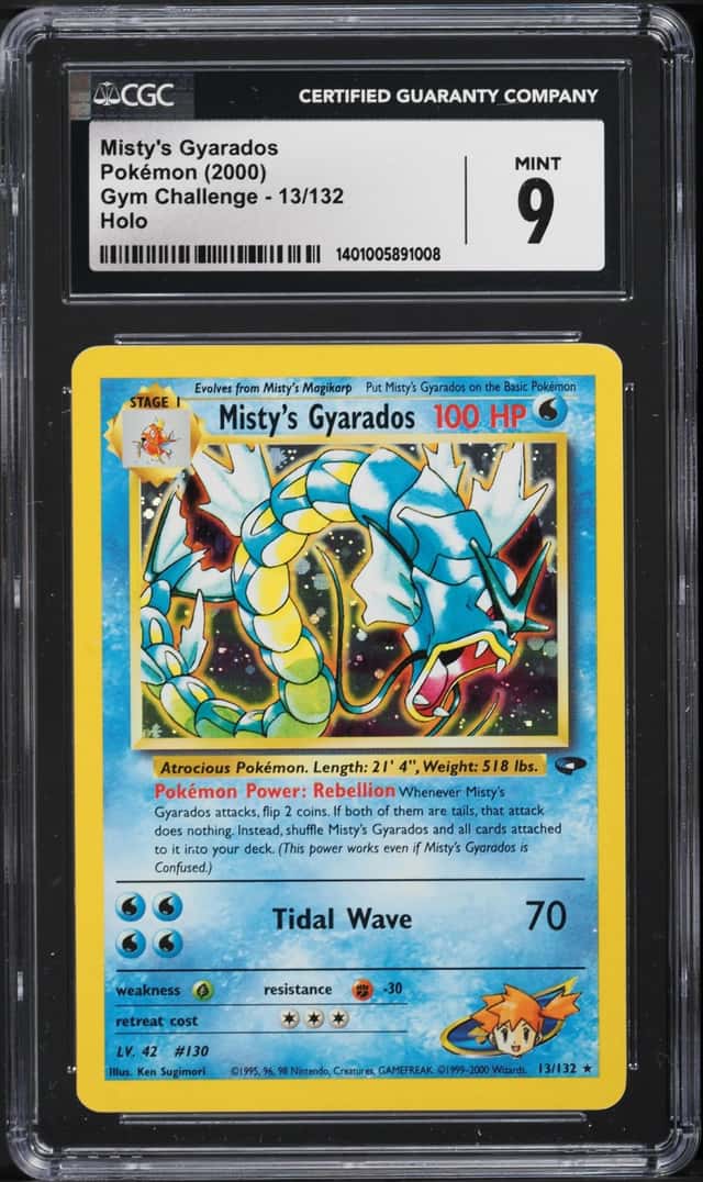 2000 Pokemon Gym Challenge Holo Misty's Gyarados #13 CGC 9 MINT