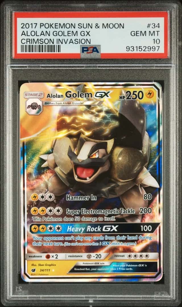 Alolan Golem GX