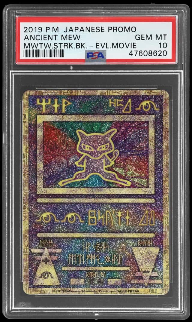2019 Pokemon Promo Japanese Mewtwo Strikes Back Evolution Ancient Mew