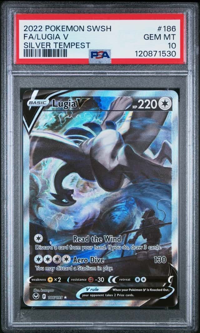 Pokemon Lugia V Silver Tempest Full Alt Art 186/195 PSA 10 Gem Mint